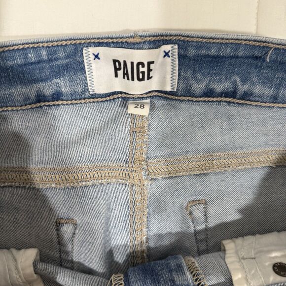 Women’s Paige Hoxton Crop Skinny Jeans - 28 - Picture 3 of 7